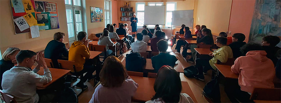 Встреча учеников с представителем Лефортовакой межрайонной прокуратуры Кристиной Бурчак 